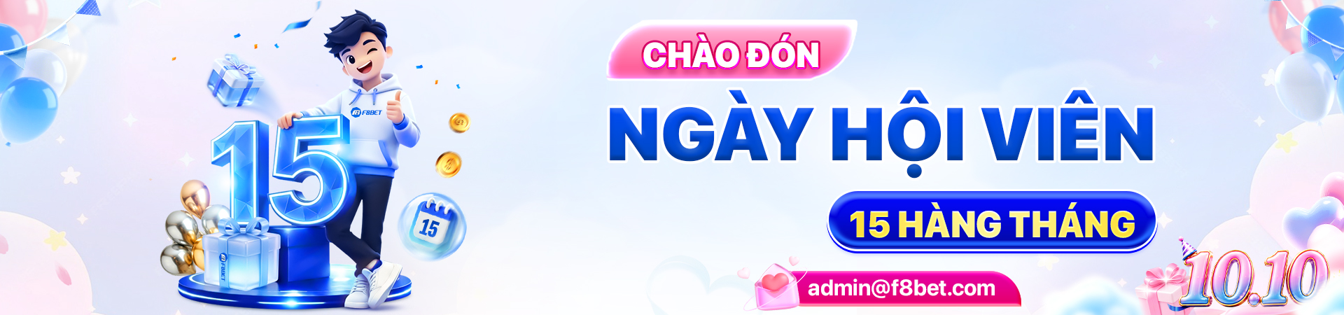 mừng ngày hội viên tại f8bet casino